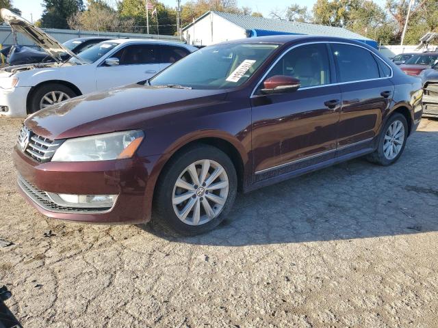 1VWCH7A30CC057158 - 2012 VOLKSWAGEN PASSAT SEL BURGUNDY photo 1