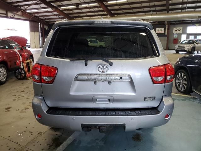 5TDDY5G12BS050324 - 2011 TOYOTA SEQUOIA PLATINUM SILVER photo 6