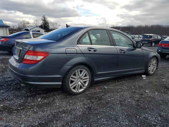 WDDGF81X09R080129 - 2009 MERCEDES-BENZ C 300 4MATIC GRAY photo 3