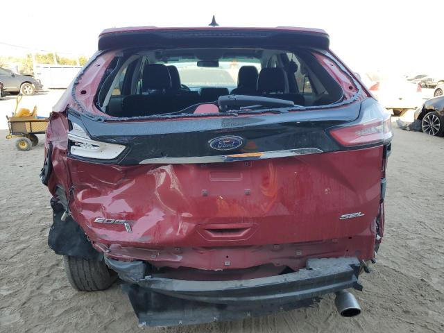 2FMPK3J9XLBB67780 - 2020 FORD EDGE SEL RED photo 6