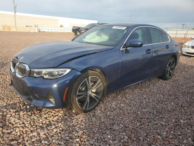 3MW5R1J04M8C20041 - 2021 BMW 330I BLUE photo 1