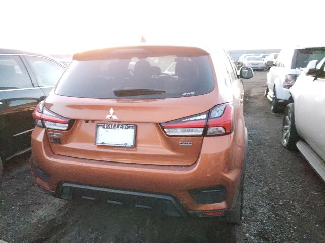 JA4ARUAU7PU011139 - 2023 MITSUBISHI OUTLANDER S/SE ORANGE photo 6