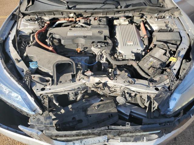 1HGCR6F73EA005562 - 2014 HONDA ACCORD TOURING HYBRID SILVER photo 11