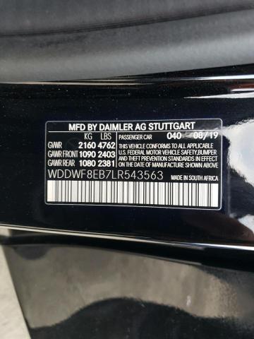 WDDWF8EB7LR543563 - 2020 MERCEDES-BENZ C 300 4MATIC BLACK photo 12