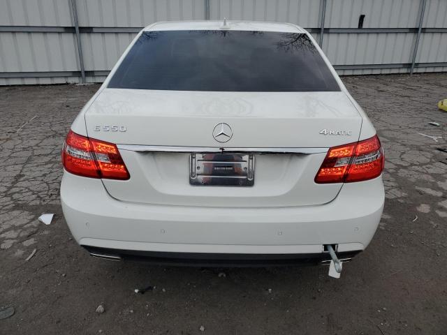 WDDHF9AB1BA321568 - 2011 MERCEDES-BENZ E 550 4MATIC WHITE photo 6