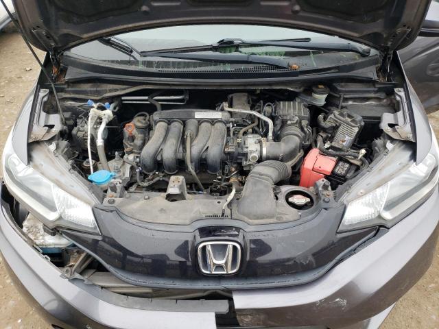 3HGGK5H56FM759135 - 2015 HONDA FIT LX GRAY photo 11