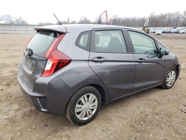 3HGGK5H56FM759135 - 2015 HONDA FIT LX GRAY photo 3