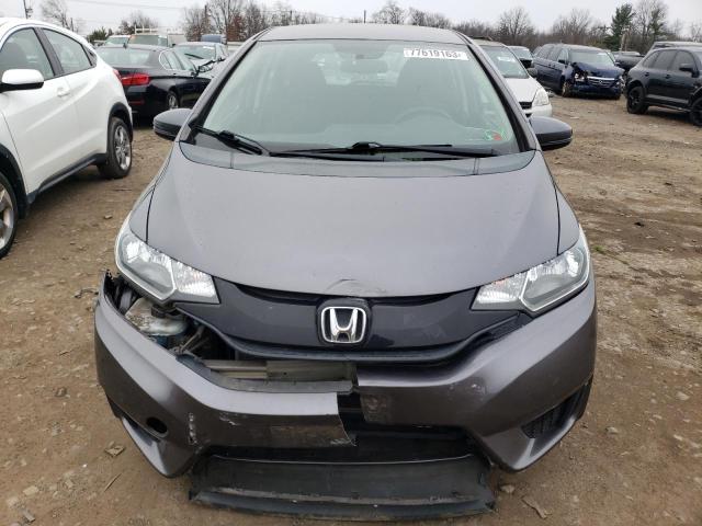 3HGGK5H56FM759135 - 2015 HONDA FIT LX GRAY photo 5