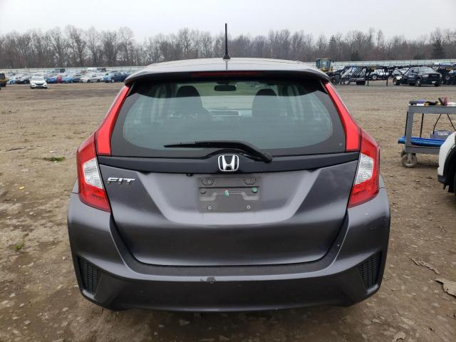 3HGGK5H56FM759135 - 2015 HONDA FIT LX GRAY photo 6