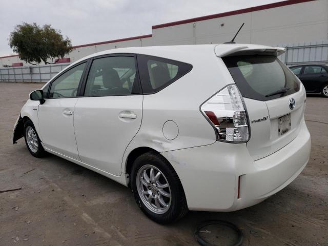 JTDZN3EU3C3161564 - 2012 TOYOTA PRIUS V WHITE photo 2