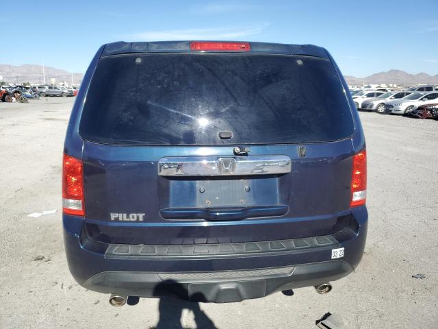 5FNYF3H49CB033448 - 2012 HONDA PILOT EX BLUE photo 6