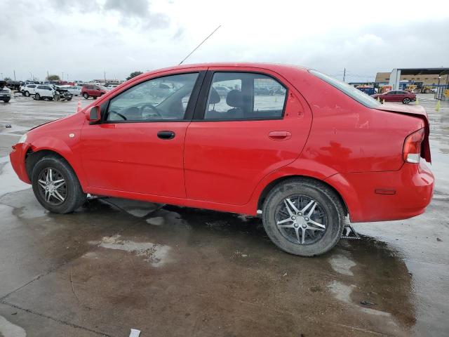 KL1TD56696B599513 - 2006 CHEVROLET AVEO BASE RED photo 2