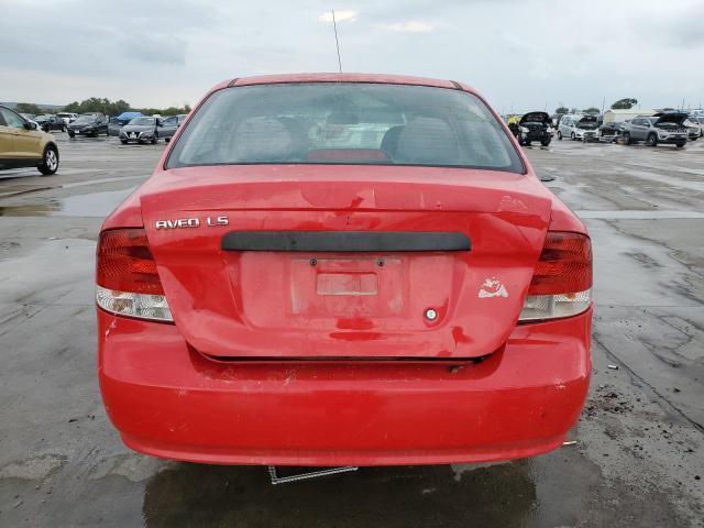 KL1TD56696B599513 - 2006 CHEVROLET AVEO BASE Qırmızı foto 6