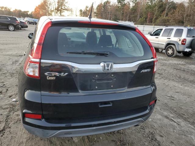 2HKRM4H37FH612063 - 2015 HONDA CR-V LX BLACK photo 6