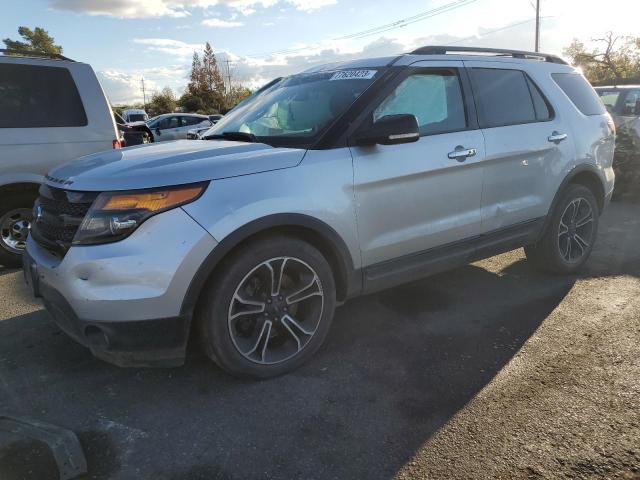 1FM5K8GT7DGC81365 - 2013 FORD EXPLORER SPORT SILVER photo 1