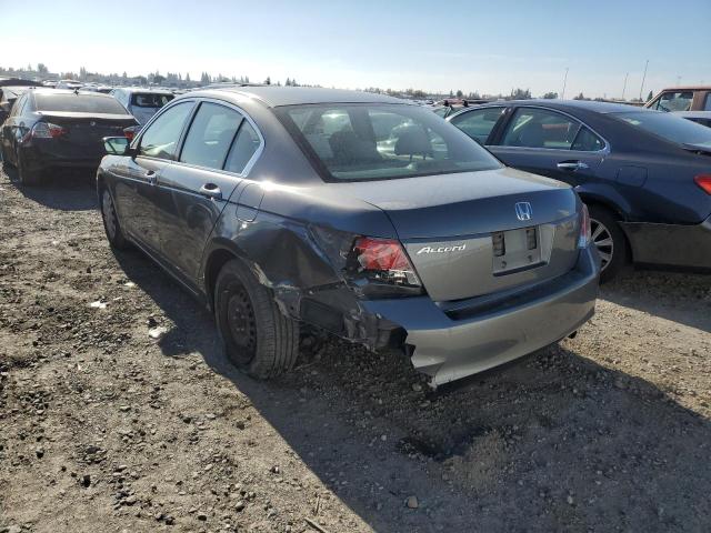 JHMCP26379C005695 - 2009 HONDA ACCORD LX GRAY photo 2