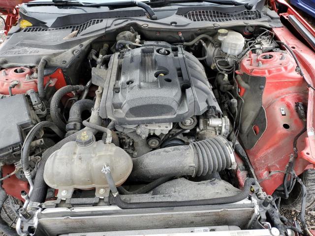 1FA6P8TH6K5180912 - 2019 FORD MUSTANG RED photo 11