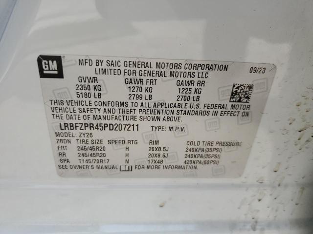 LRBFZPR45PD207211 - 2023 BUICK ENVISION ESSENCE Beyaz fotoğraf 13