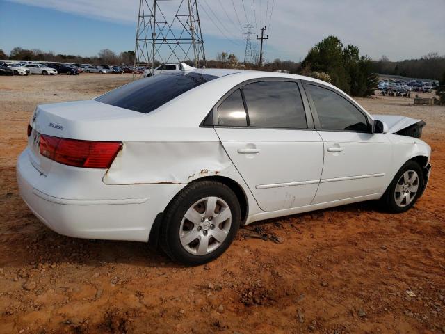 5NPET46C79H541455 - 2009 HYUNDAI SONATA GLS WHITE photo 3