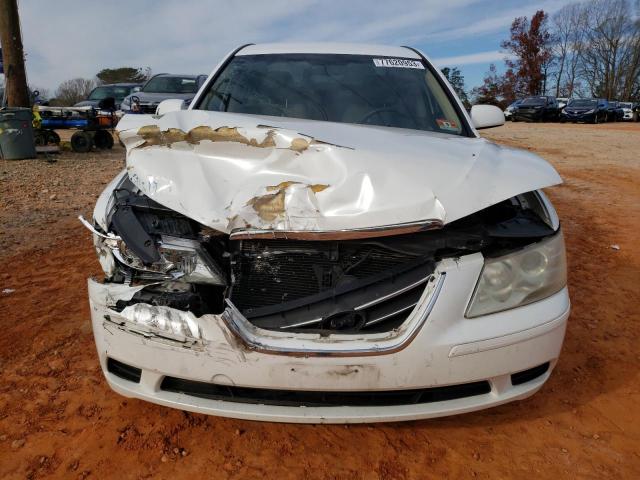 5NPET46C79H541455 - 2009 HYUNDAI SONATA GLS WHITE photo 5