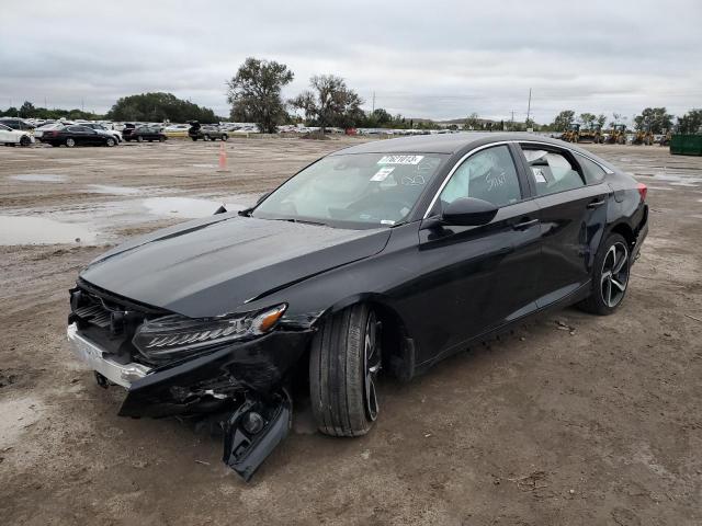 1HGCV1F39NA046452 - 2022 HONDA ACCORD SPORT BLACK photo 1