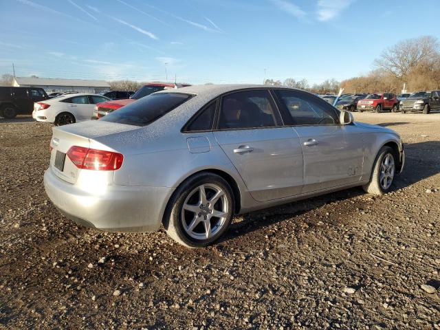 WAULF78K89N012551 - 2009 AUDI A4 2.0T QUATTRO SILVER photo 3