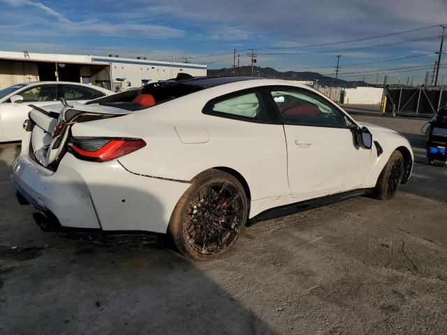 WBS33AZ07PCL30751 - 2023 BMW M4 COMPETITION WHITE photo 3