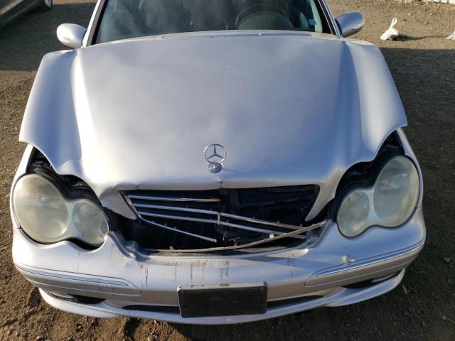 WDBRF52H46F743609 - 2006 MERCEDES-BENZ C 230 SILVER photo 11