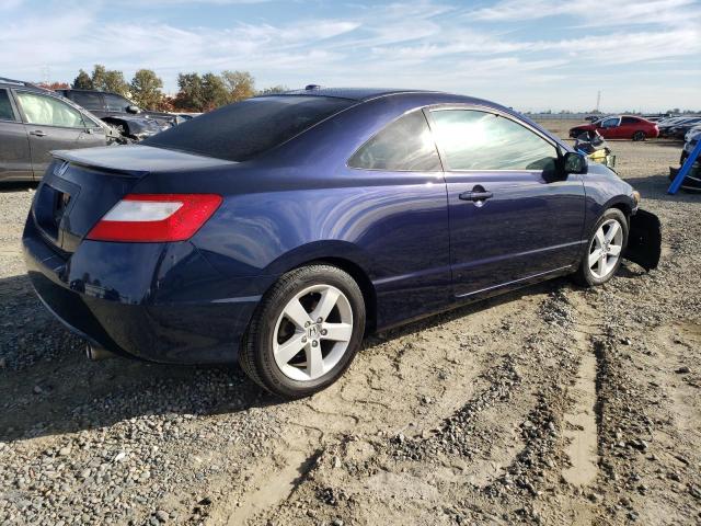 2HGFG12896H571040 - 2006 HONDA CIVIC EX BLUE photo 3