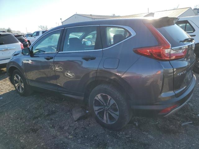 2HKRW6H33JH223743 - 2018 HONDA CR-V LX GRAY photo 2