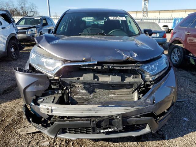 2HKRW6H33JH223743 - 2018 HONDA CR-V LX GRAY photo 5