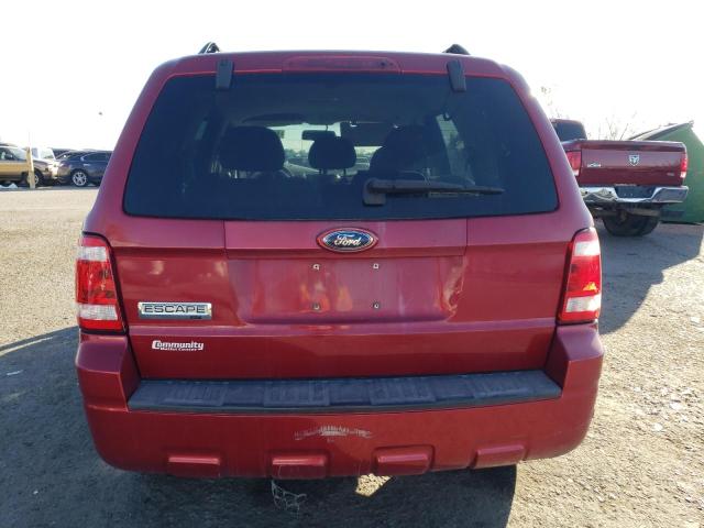1FMCU03Z28KB99303 - 2008 FORD ESCAPE XLT RED photo 6