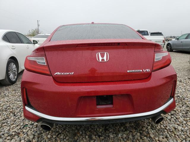 1HGCT2B03HA004998 - 2017 HONDA ACCORD TOURING RED photo 6