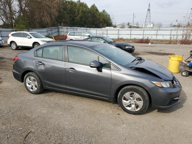 2HGFB2F47DH108497 - 2013 HONDA CIVIC LX GRAY photo 4