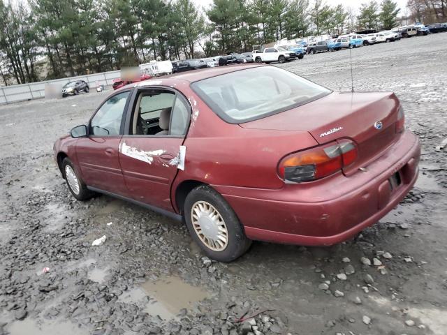 1G1ND52J93M615603 - 2003 CHEVROLET MALIBU RED photo 2