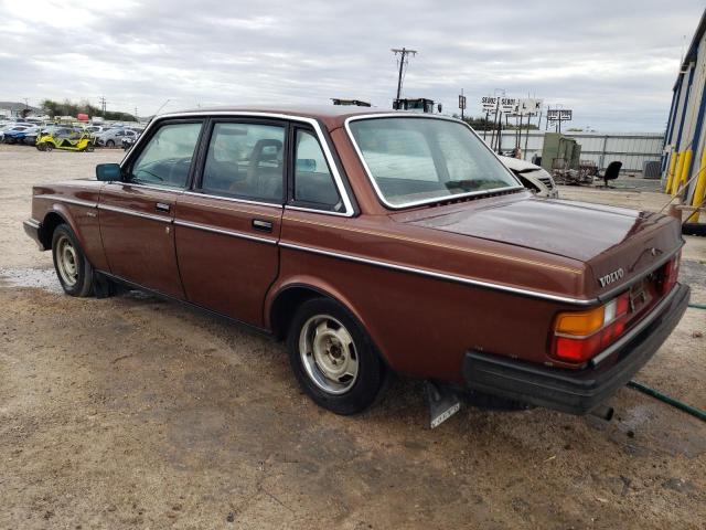 YV1AX8842F1078038 - 1985 VOLVO 244 DL BROWN photo 2