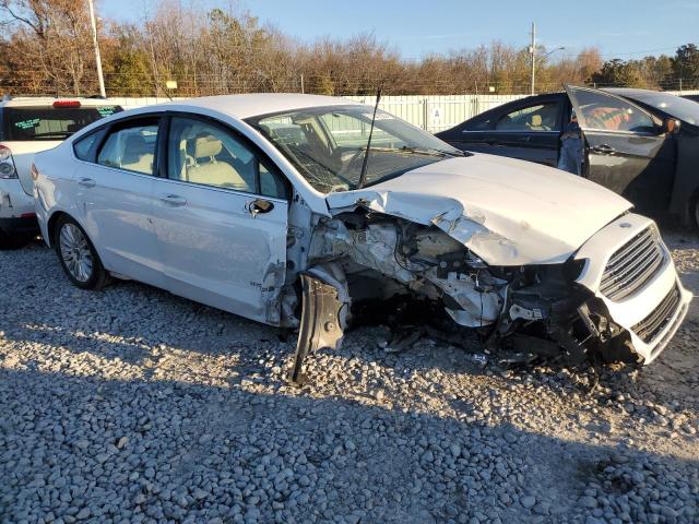 3FA6P0LU3GR360142 - 2016 FORD FUSION SE HYBRID WHITE photo 4