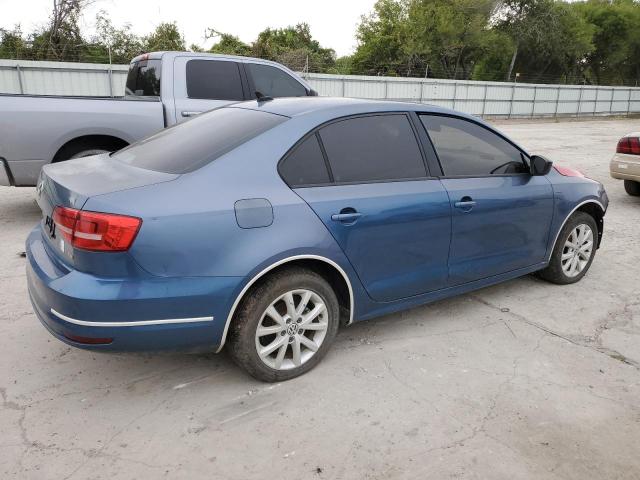 3VWD17AJXFM325644 - 2015 VOLKSWAGEN JETTA SE BLUE photo 3