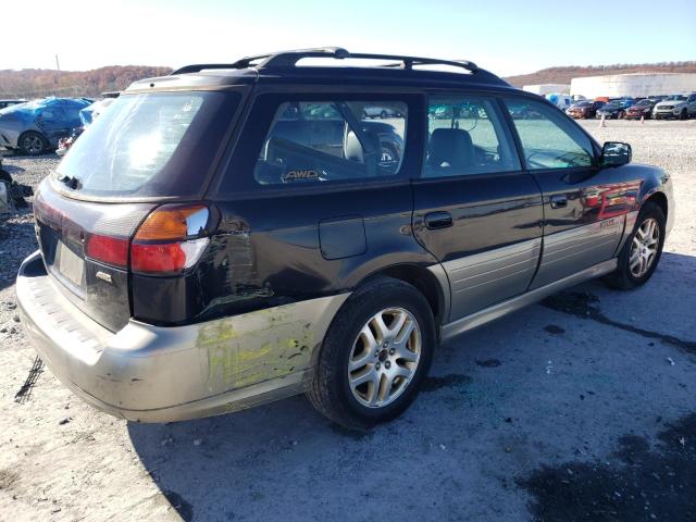 4S3BH686017624242 - 2001 SUBARU LEGACY OUTBACK LIMITED BLACK photo 3