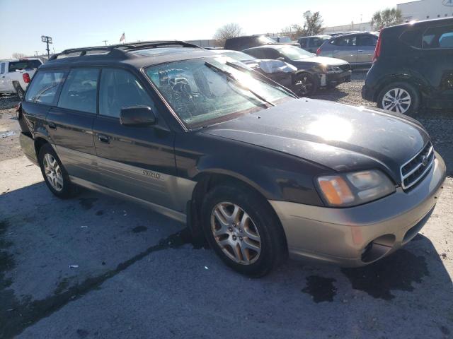 4S3BH686017624242 - 2001 SUBARU LEGACY OUTBACK LIMITED BLACK photo 4