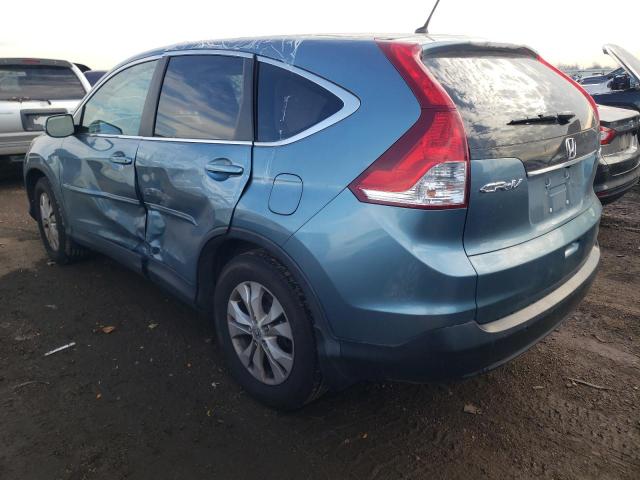 5J6RM4H55DL008936 - 2013 HONDA CR-V EX TEAL photo 2