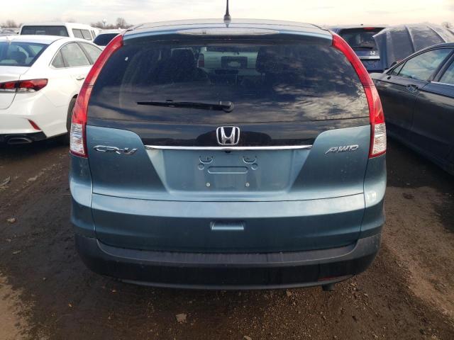 5J6RM4H55DL008936 - 2013 HONDA CR-V EX TEAL photo 6