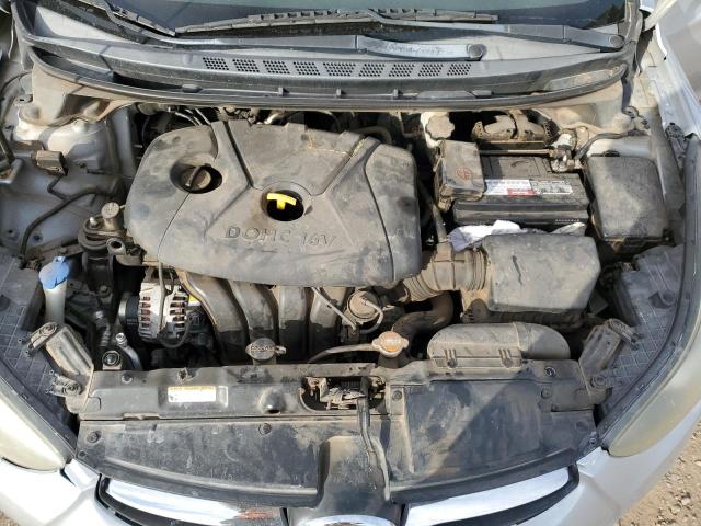 5NPDH4AE0BH029385 - 2011 HYUNDAI ELANTRA GLS SILVER photo 11