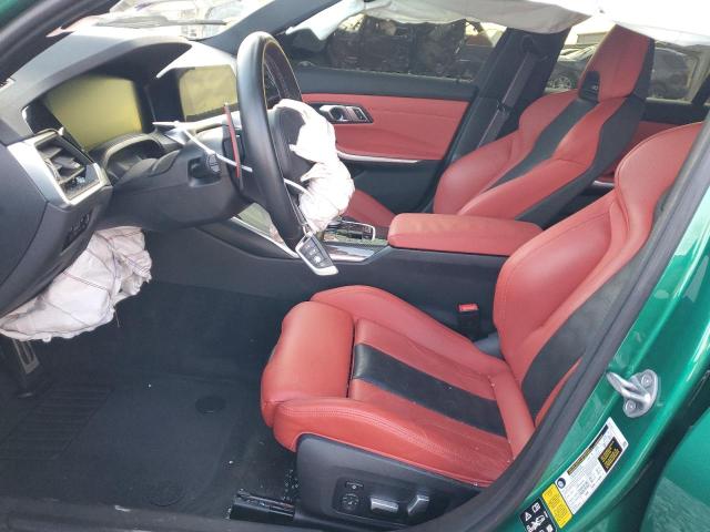 WBS43AY01NFN12110 - 2022 BMW M3 COMPETITION GREEN photo 7