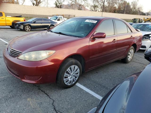 4T1BE32K95U426324 - 2005 TOYOTA CAMRY LE RED photo 1
