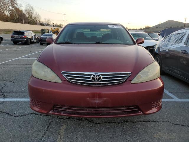 4T1BE32K95U426324 - 2005 TOYOTA CAMRY LE RED photo 5