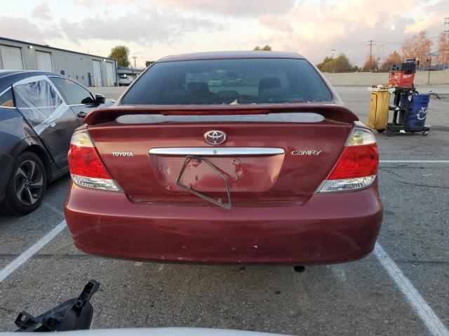 4T1BE32K95U426324 - 2005 TOYOTA CAMRY LE RED photo 6