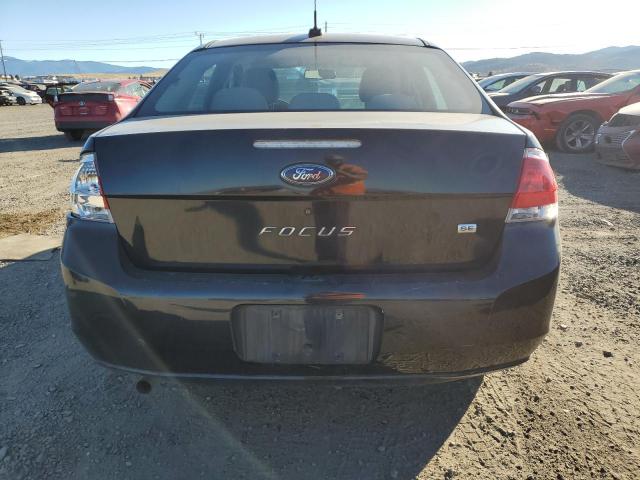 1FAHP35N09W267112 - 2009 FORD FOCUS SE BLACK photo 6