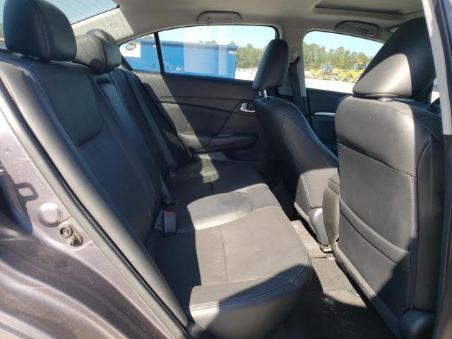 19XFB2F94EE025665 - 2014 HONDA CIVIC EXL ნაცრისფერი ფოტო 10