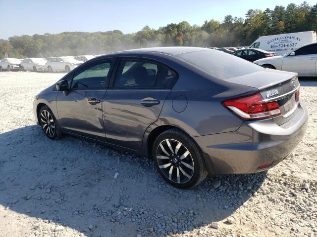 19XFB2F94EE025665 - 2014 HONDA CIVIC EXL ნაცრისფერი ფოტო 2